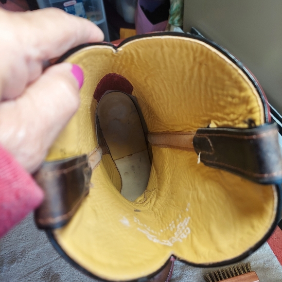 Chippewa Red Arroyo Wellington Red Shaft Brown Vamp Leather Western Boots Men's - Picture 13 of 16